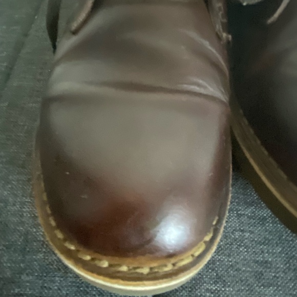 Clarks Mens Brown Leather Ankle Casual Chukka Desert Boots- Sz-8.5 - Picture 3 of 16